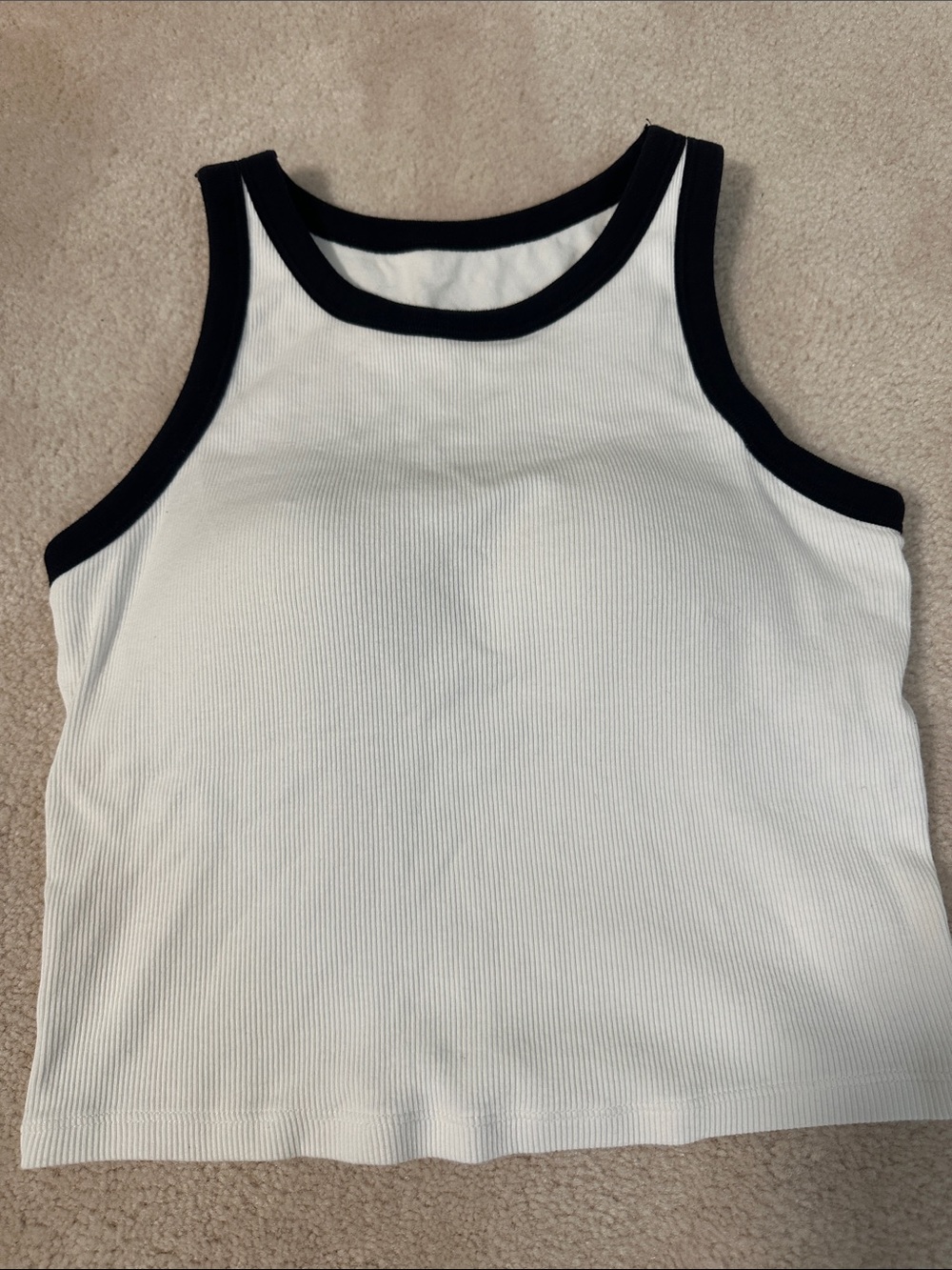 Uniqlo Ribbed Cropped Bra Top